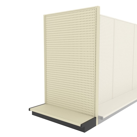 Lozier Shelving End Cap Display Unit, Platinum 48W 78H 19D P419U-EC